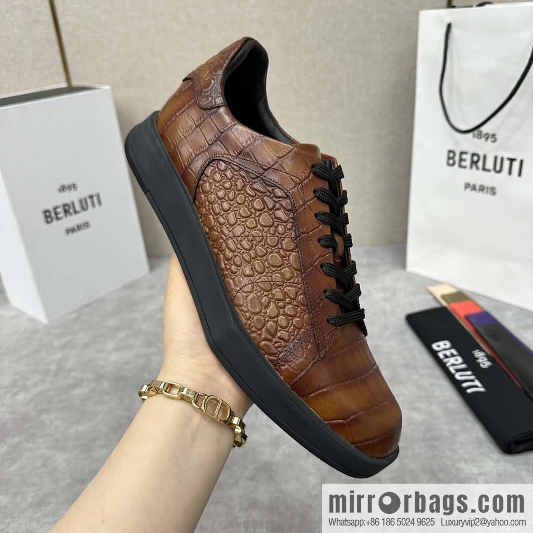 ๐๐Berlut Bruti, Geometric Styling Board Shoes Strike Stellar Casual Shoes Sneakers
