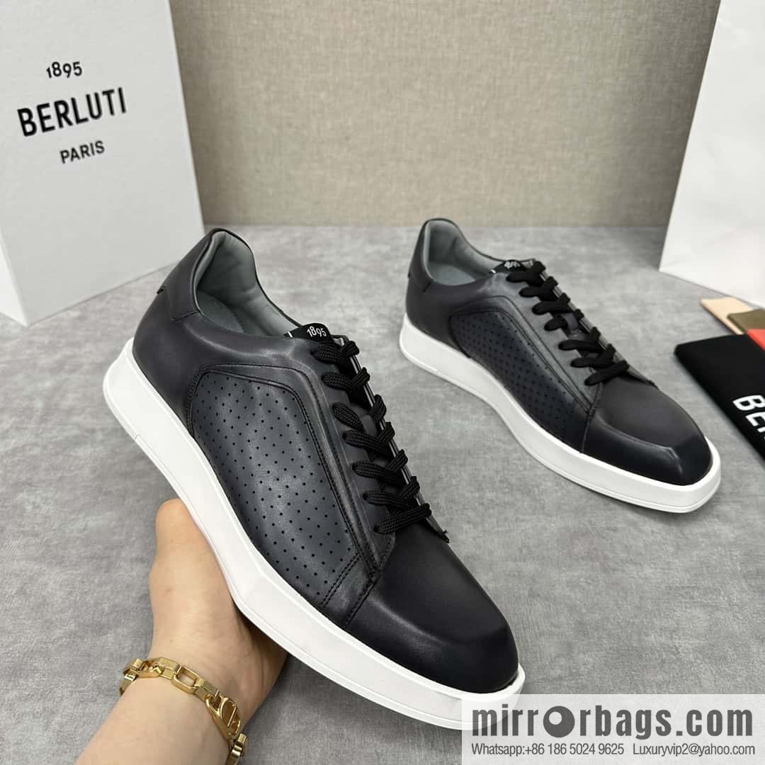 ๐๐Berlut Bruti, Geometric Styling Board Shoes Strike Stellar Casual Shoes Sneakers