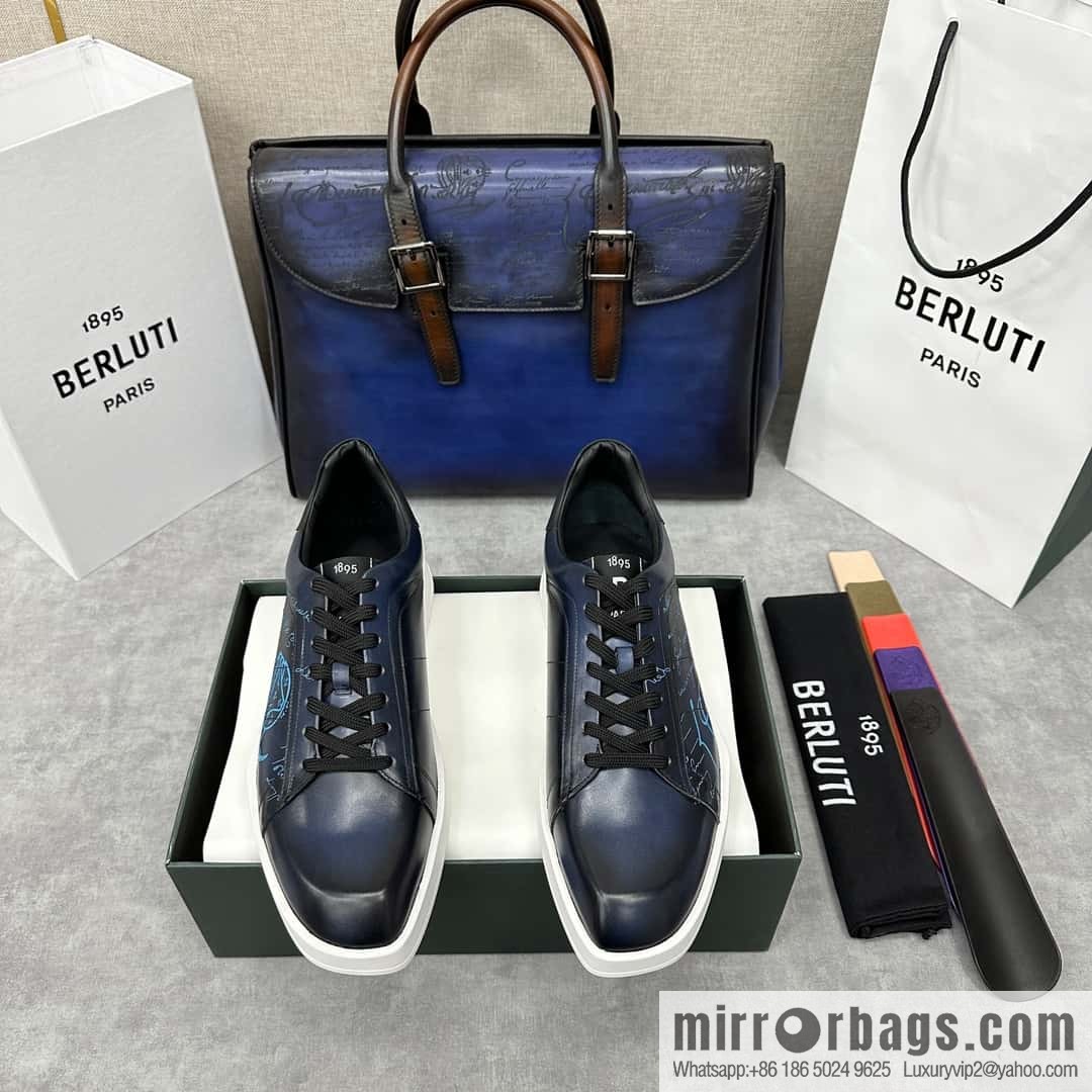 Berlut Bruti, Geometric Styling Board Shoes Strike Stellar Casual Shoes Sneakers