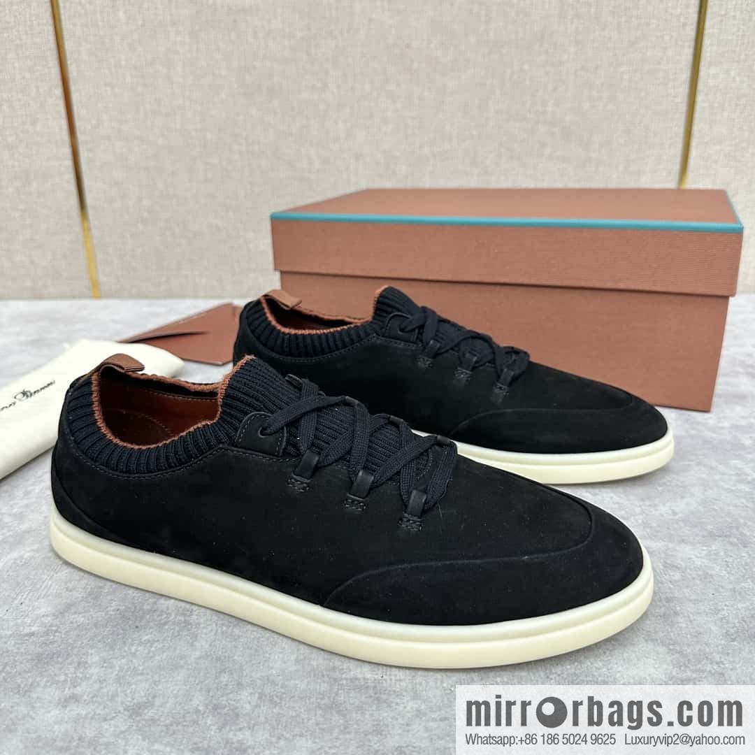 ππLP Replica Luxury Handbag New Loro Pian Soho Walk Men's Sneakers