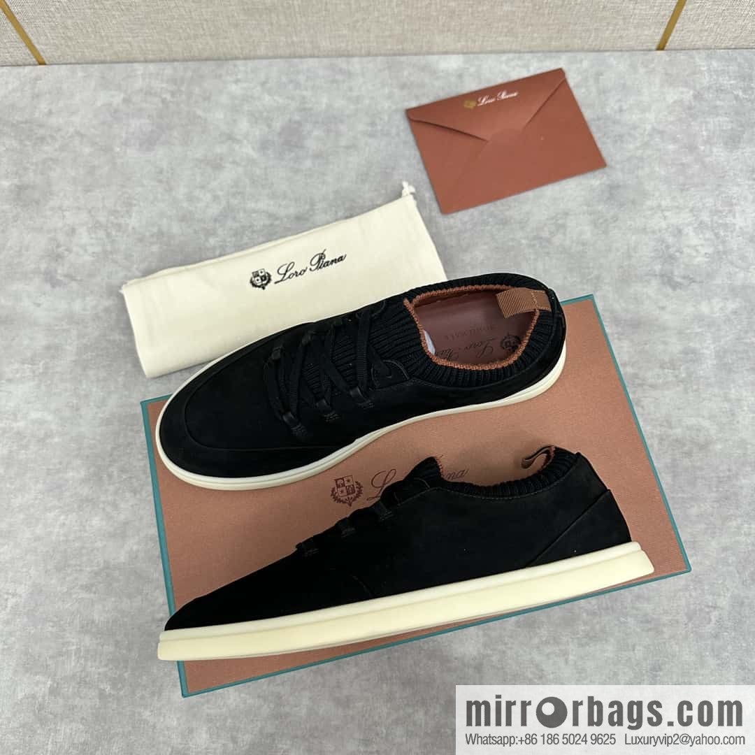 ππLP Replica Luxury Handbag New Loro Pian Soho Walk Men's Sneakers