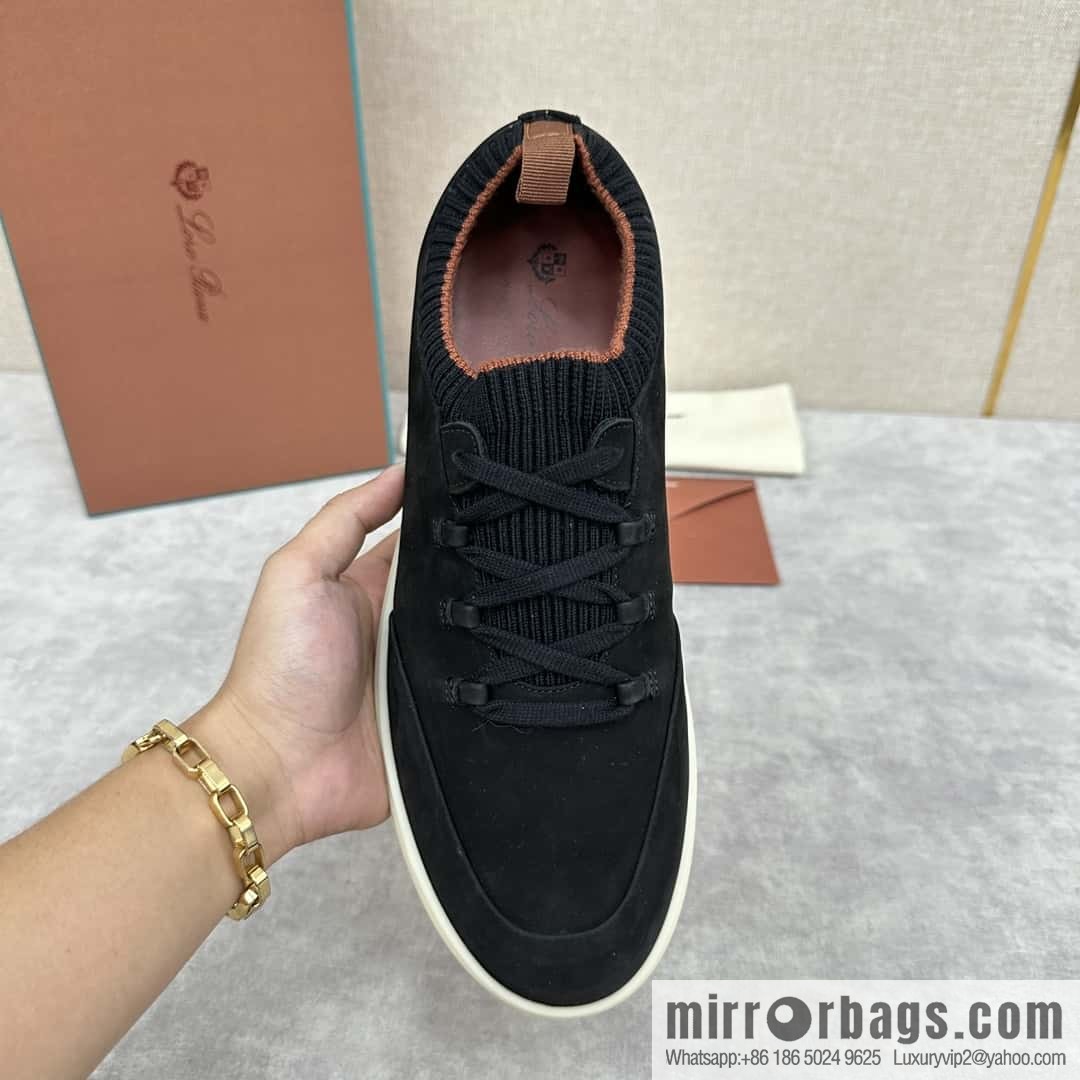 ππLP Replica Luxury Handbag New Loro Pian Soho Walk Men's Sneakers