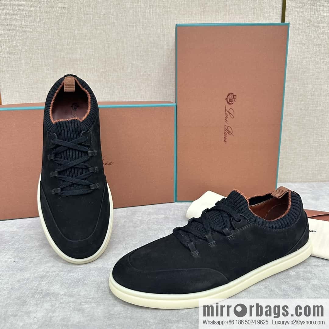 ππLP Replica Luxury Handbag New Loro Pian Soho Walk Men's Sneakers