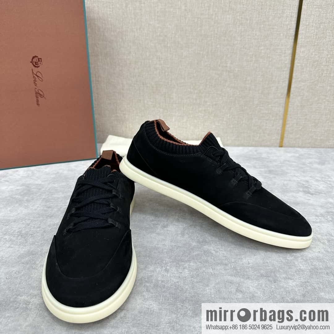 ππLP Replica Luxury Handbag New Loro Pian Soho Walk Men's Sneakers