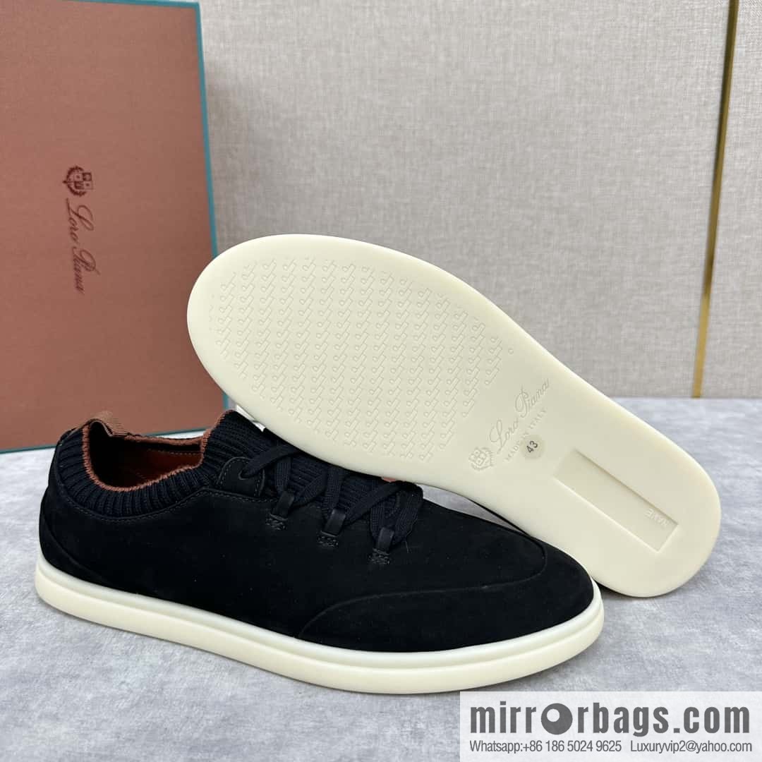ππLP Replica Luxury Handbag New Loro Pian Soho Walk Men's Sneakers