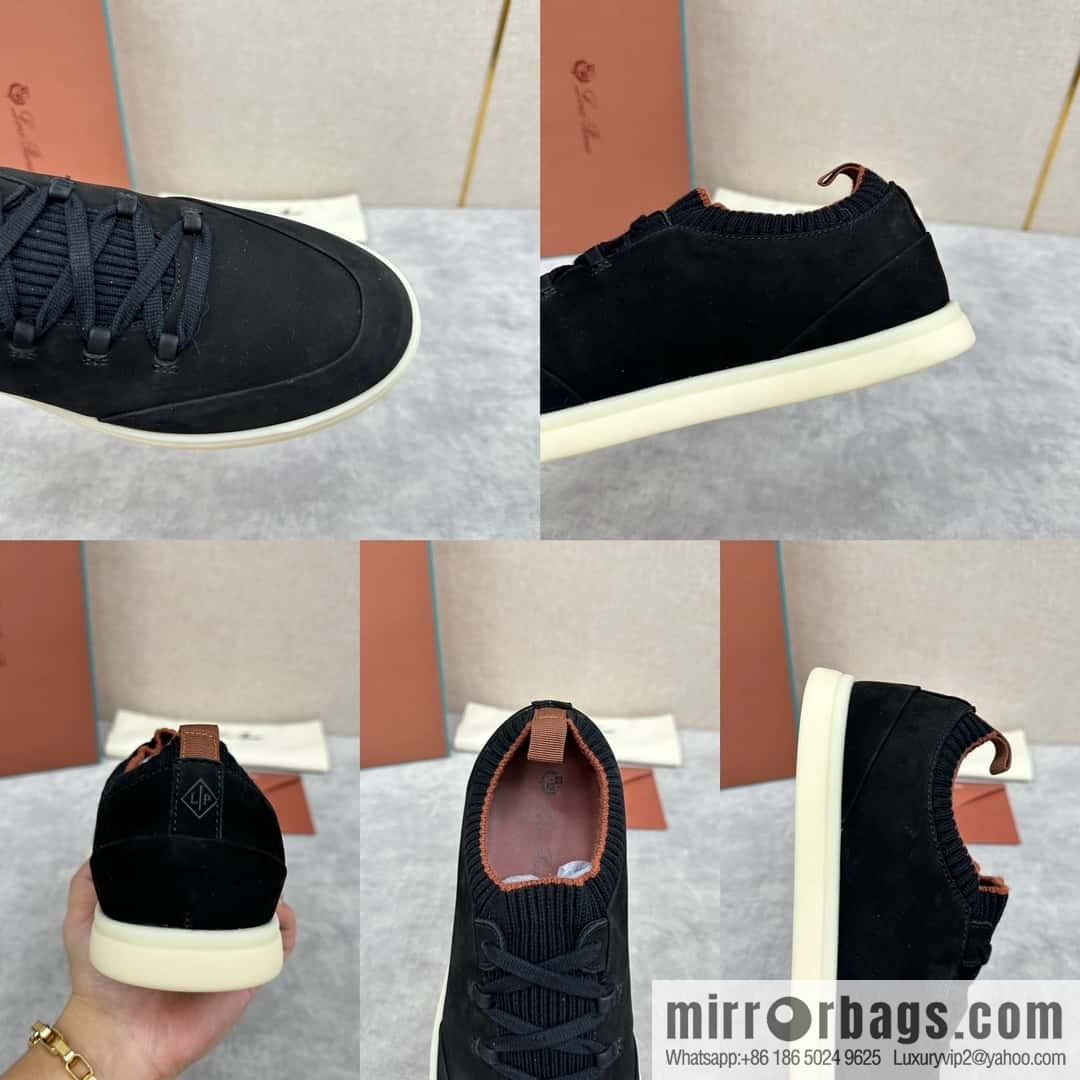 ππLP Replica Luxury Handbag New Loro Pian Soho Walk Men's Sneakers