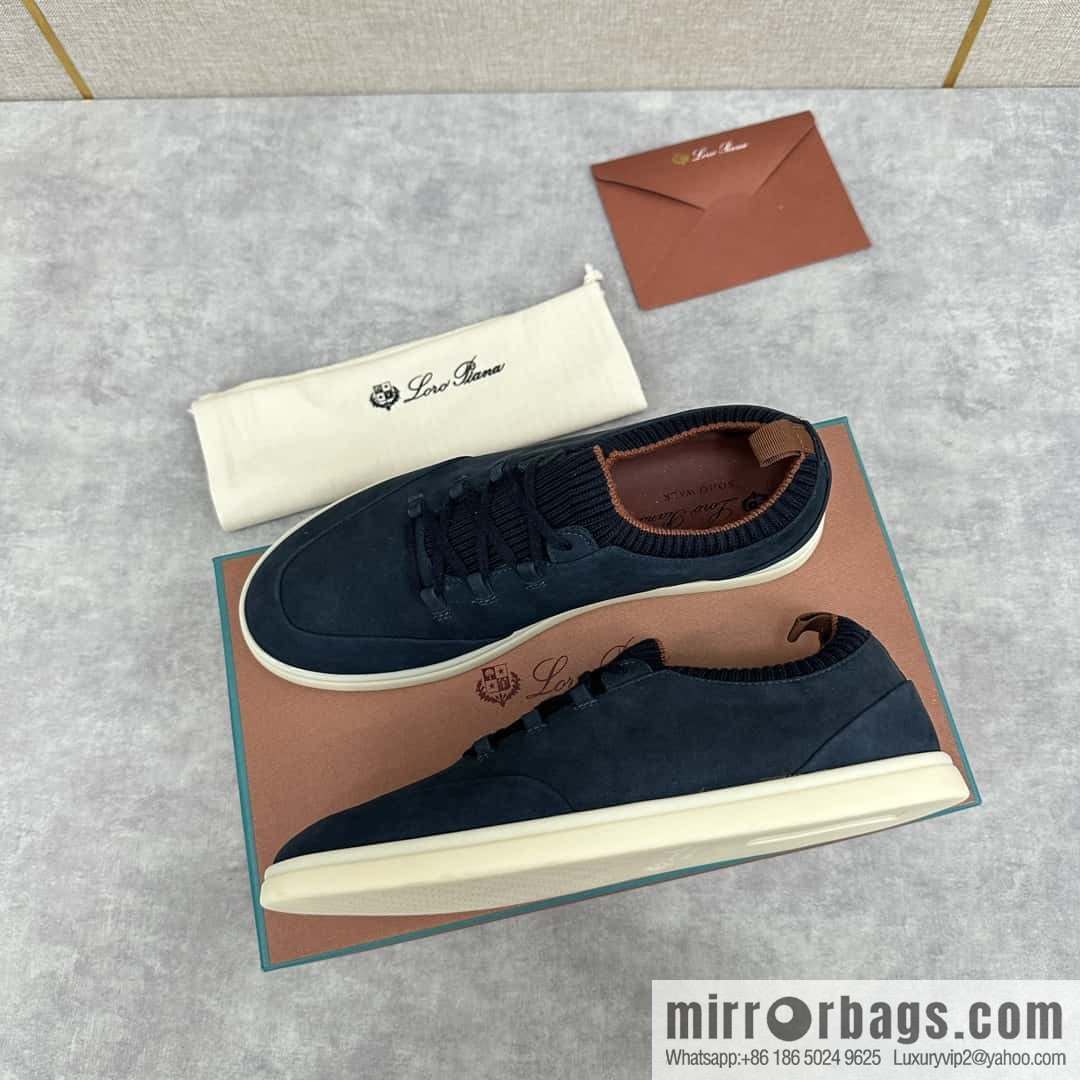 ππLP Replica Luxury Handbag New Loro Pian Soho Walk Men's Sneakers