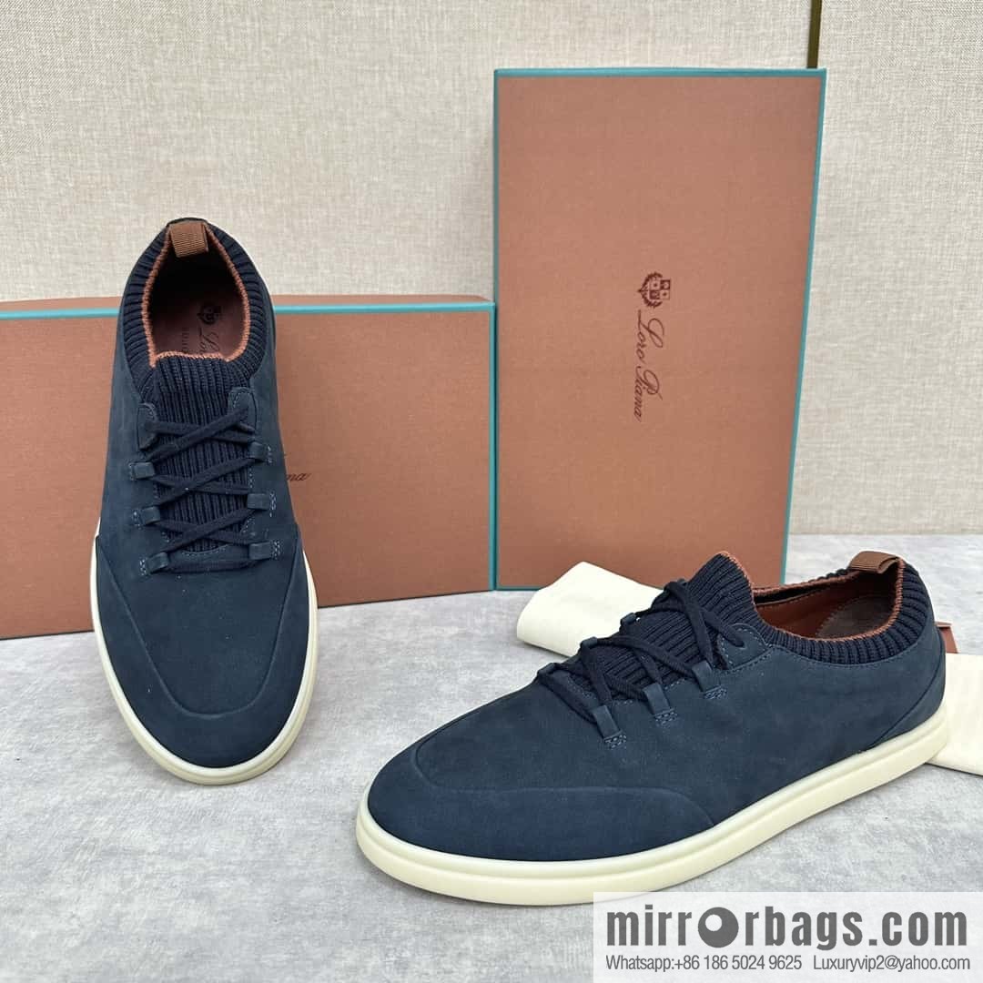 ππLP Replica Luxury Handbag New Loro Pian Soho Walk Men's Sneakers