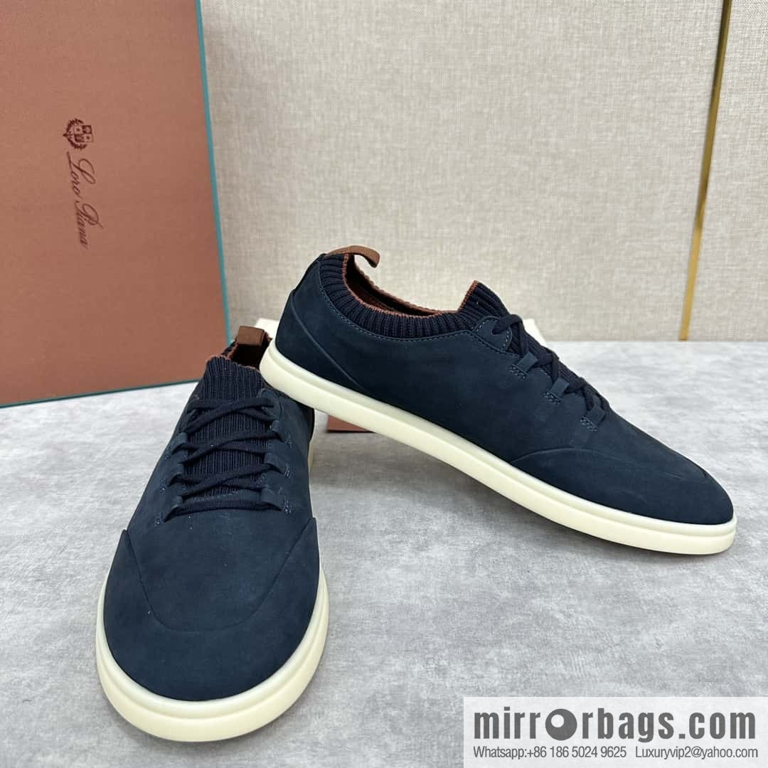 ππLP Replica Luxury Handbag New Loro Pian Soho Walk Men's Sneakers