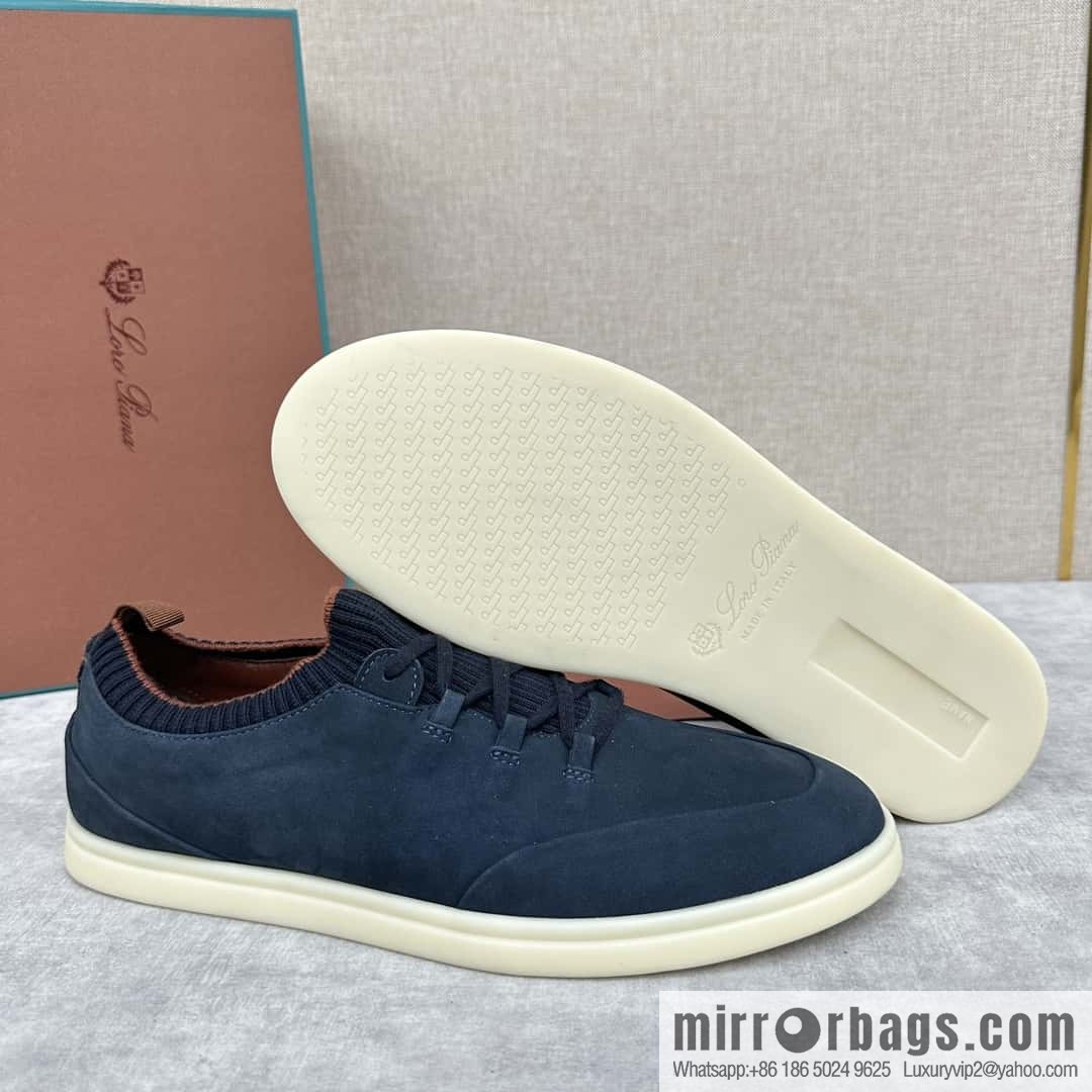 ππLP Replica Luxury Handbag New Loro Pian Soho Walk Men's Sneakers