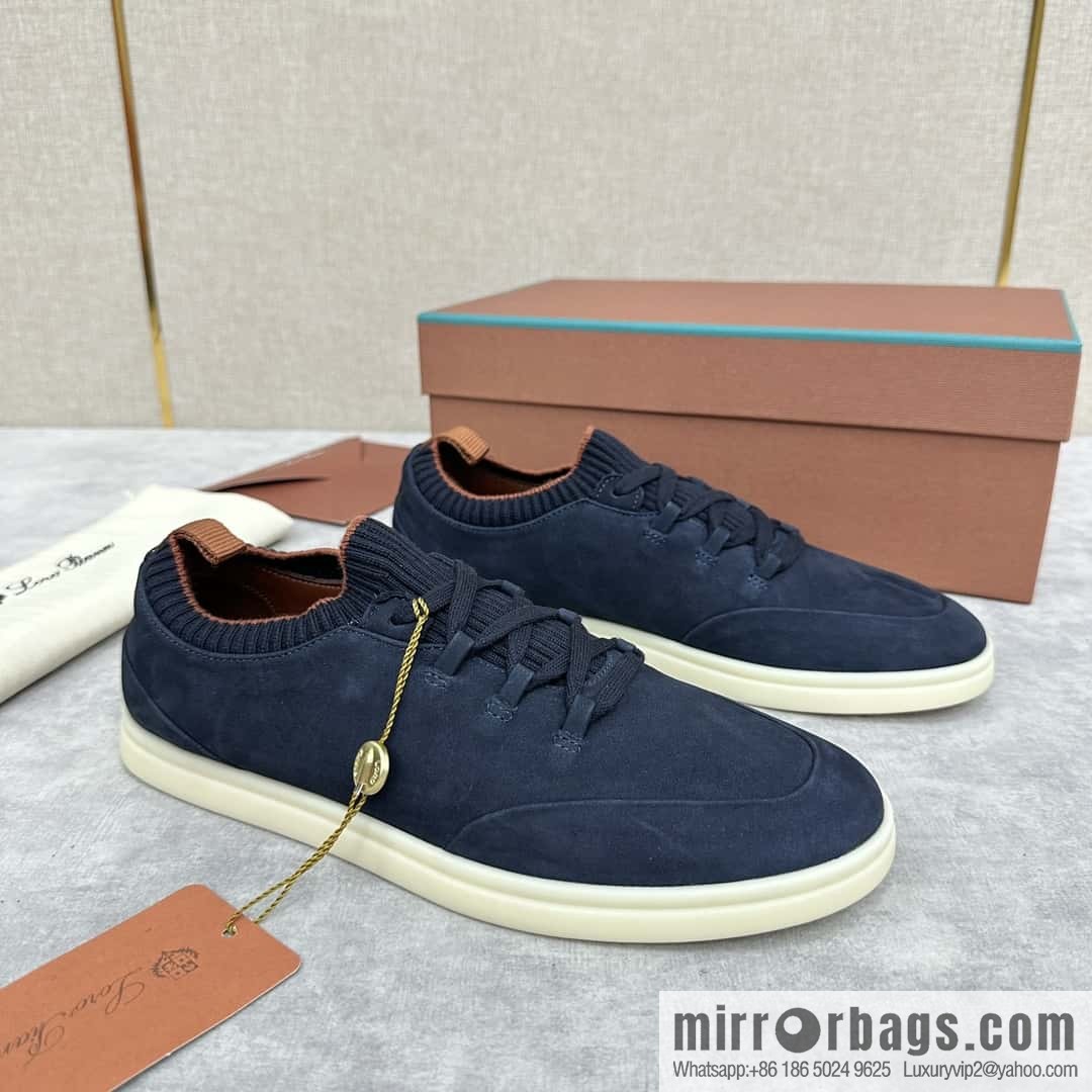 ππLP Replica Luxury Handbag New Loro Pian Soho Walk Men's Sneakers