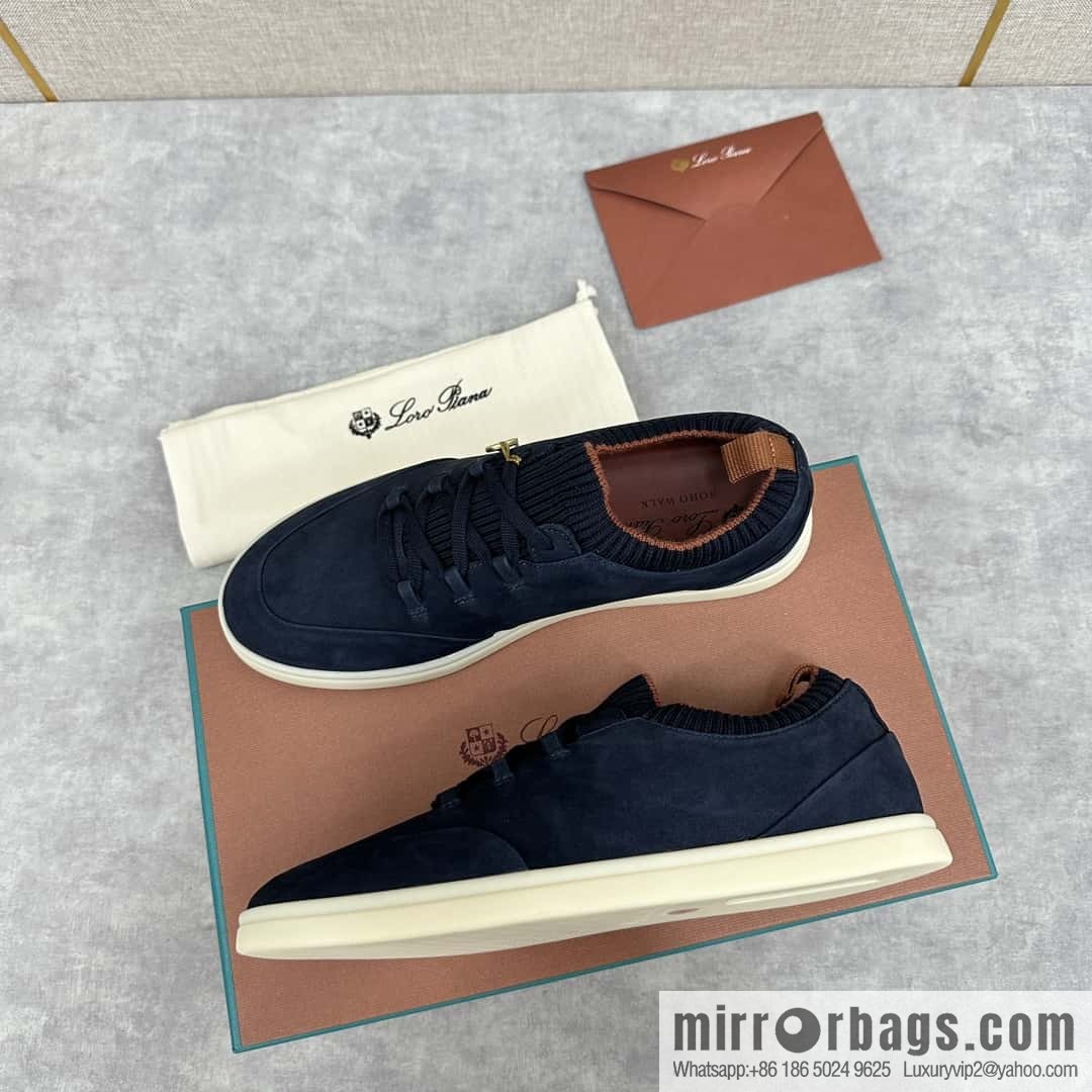 ππLP Replica Luxury Handbag New Loro Pian Soho Walk Men's Sneakers