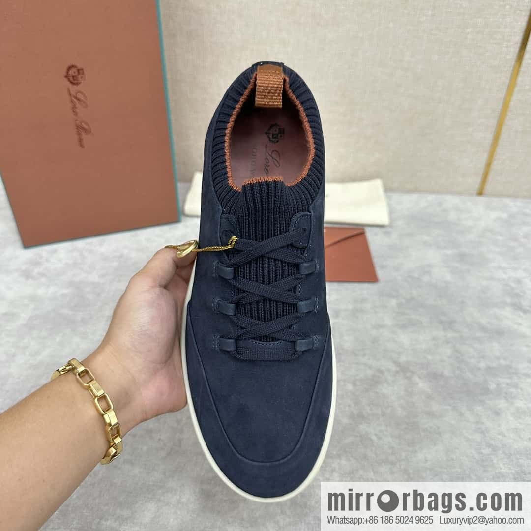 ππLP Replica Luxury Handbag New Loro Pian Soho Walk Men's Sneakers