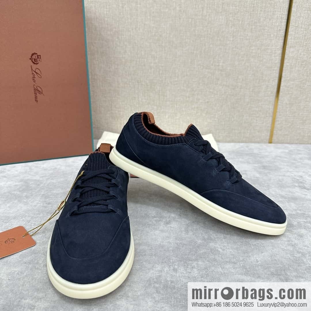 ππLP Replica Luxury Handbag New Loro Pian Soho Walk Men's Sneakers