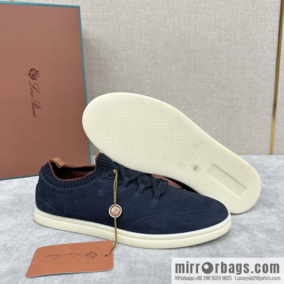 ππLP Replica Luxury Handbag New Loro Pian Soho Walk Men's Sneakers