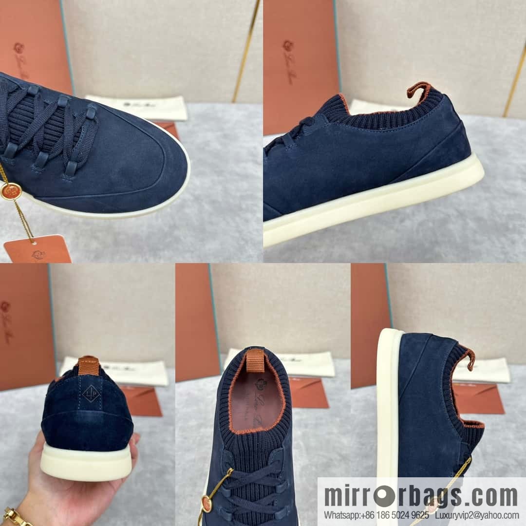 ππLP Replica Luxury Handbag New Loro Pian Soho Walk Men's Sneakers
