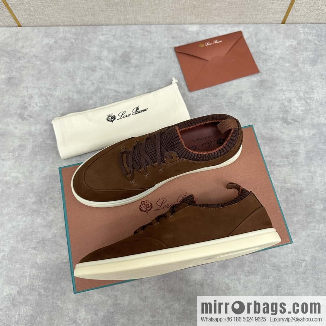 ππLP Replica Luxury Handbag New Loro Pian Soho Walk Men's Sneakers