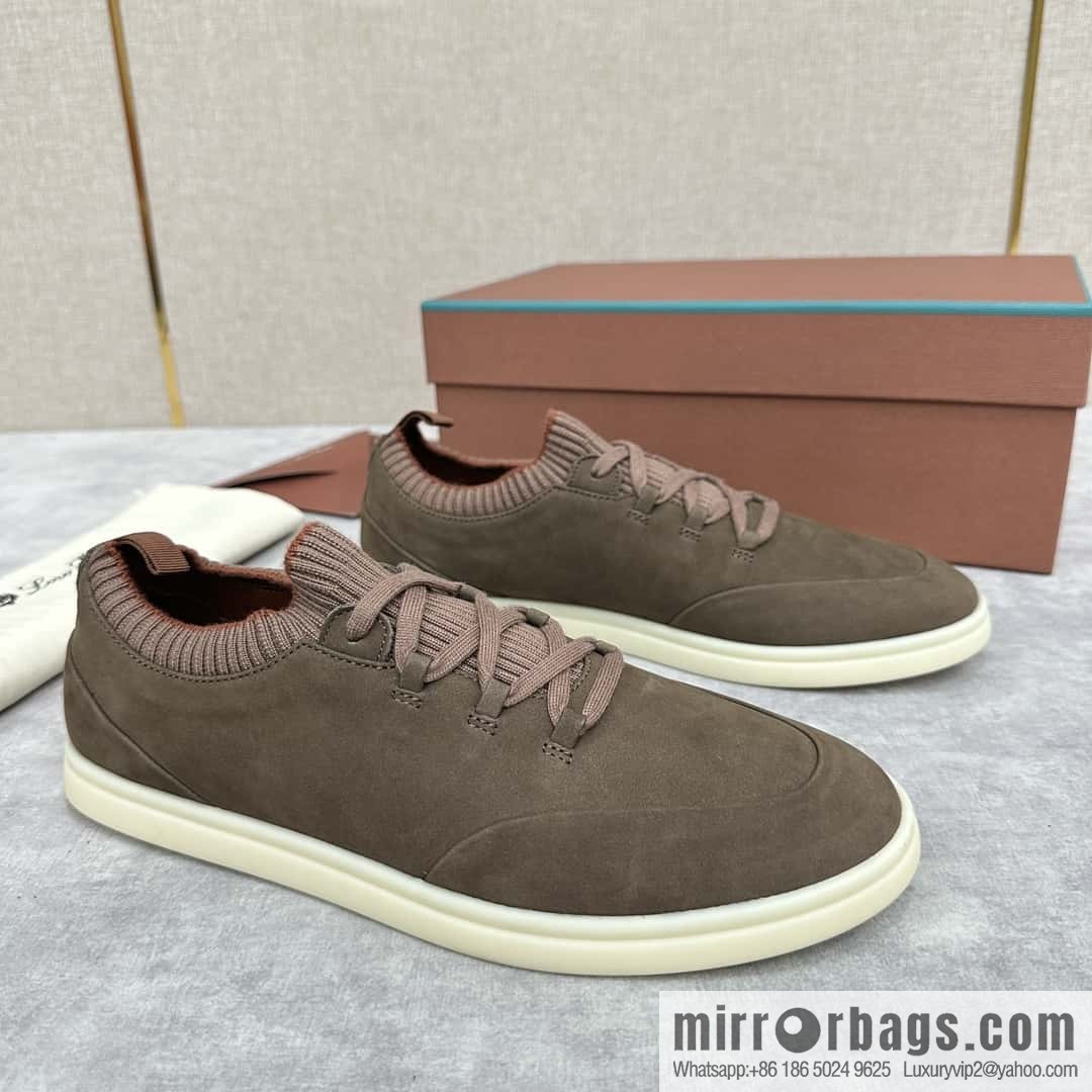ππLP Replica Luxury Handbag New Loro Pian Soho Walk Men's Sneakers