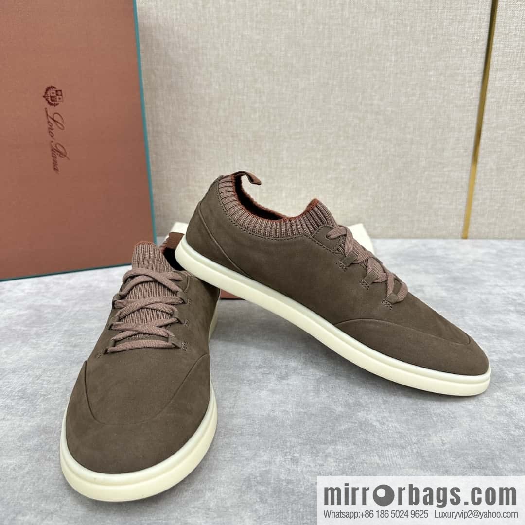 ππLP Replica Luxury Handbag New Loro Pian Soho Walk Men's Sneakers