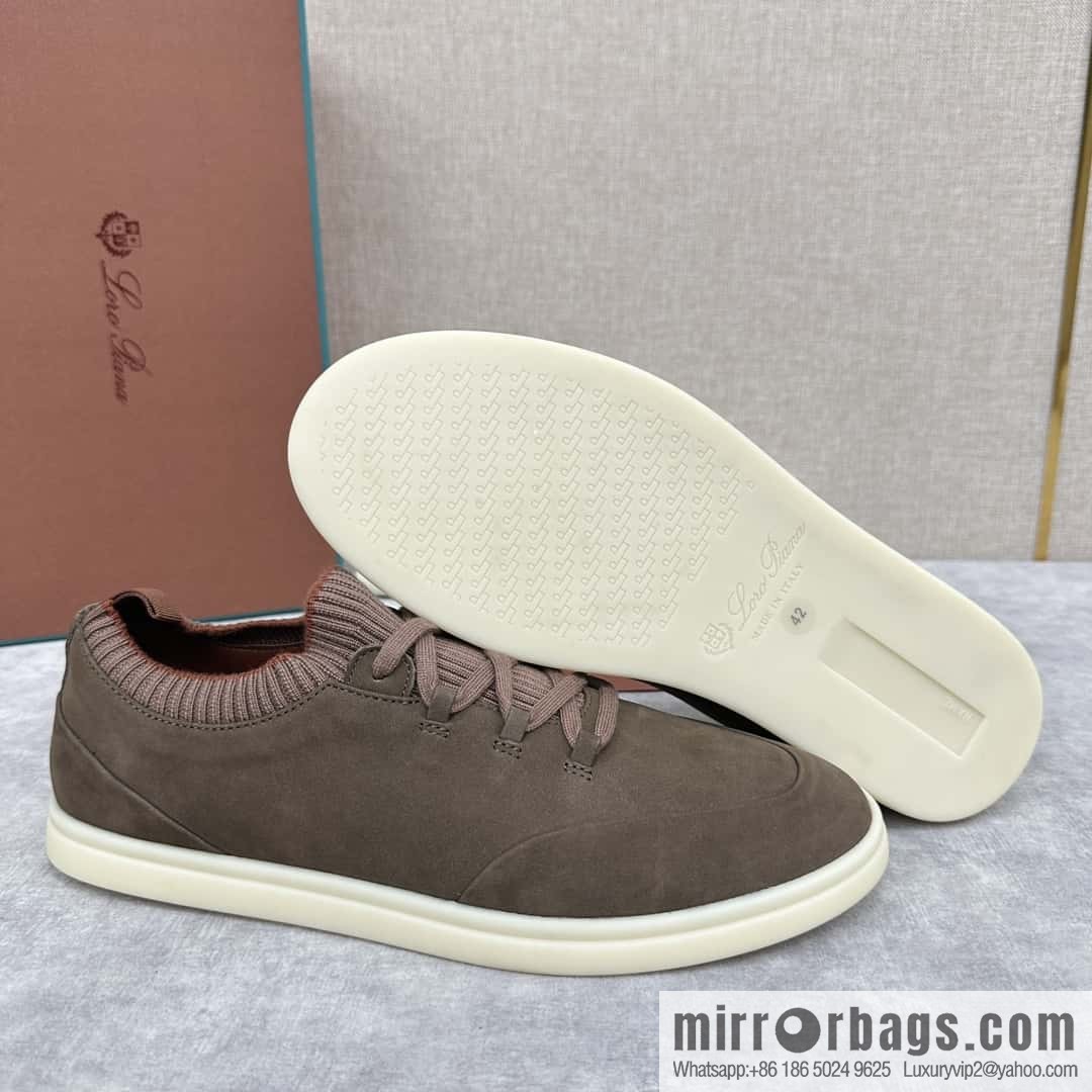 ππLP Replica Luxury Handbag New Loro Pian Soho Walk Men's Sneakers