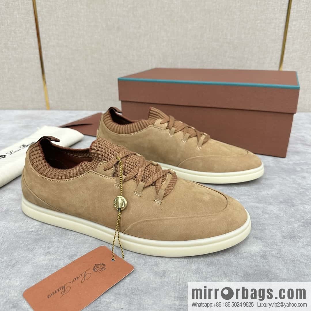 ππLP Replica Luxury Handbag New Loro Pian Soho Walk Men's Sneakers