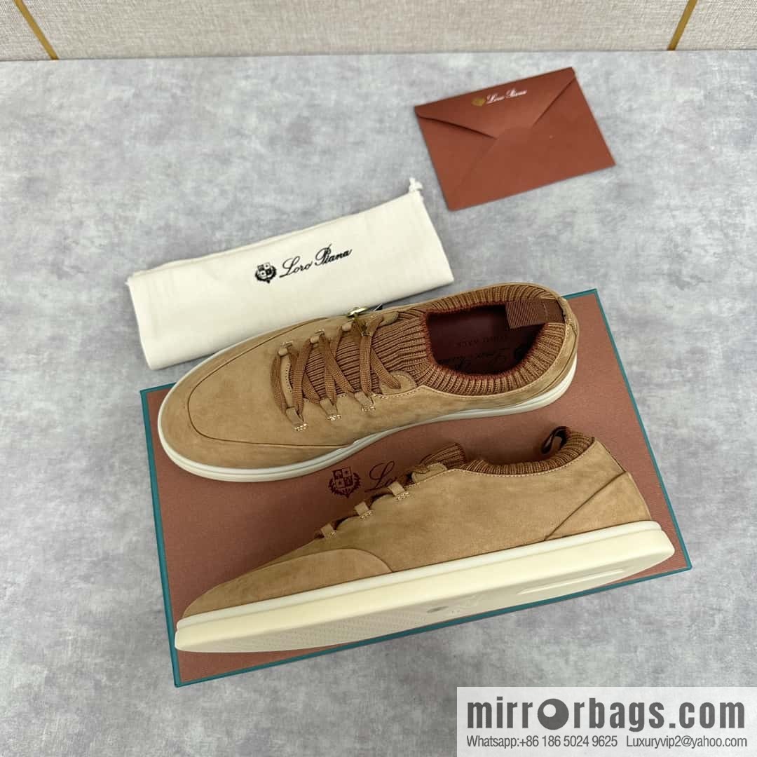 ππLP Replica Luxury Handbag New Loro Pian Soho Walk Men's Sneakers