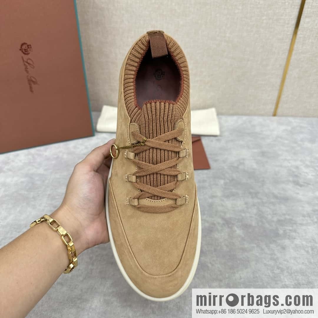 ππLP Replica Luxury Handbag New Loro Pian Soho Walk Men's Sneakers
