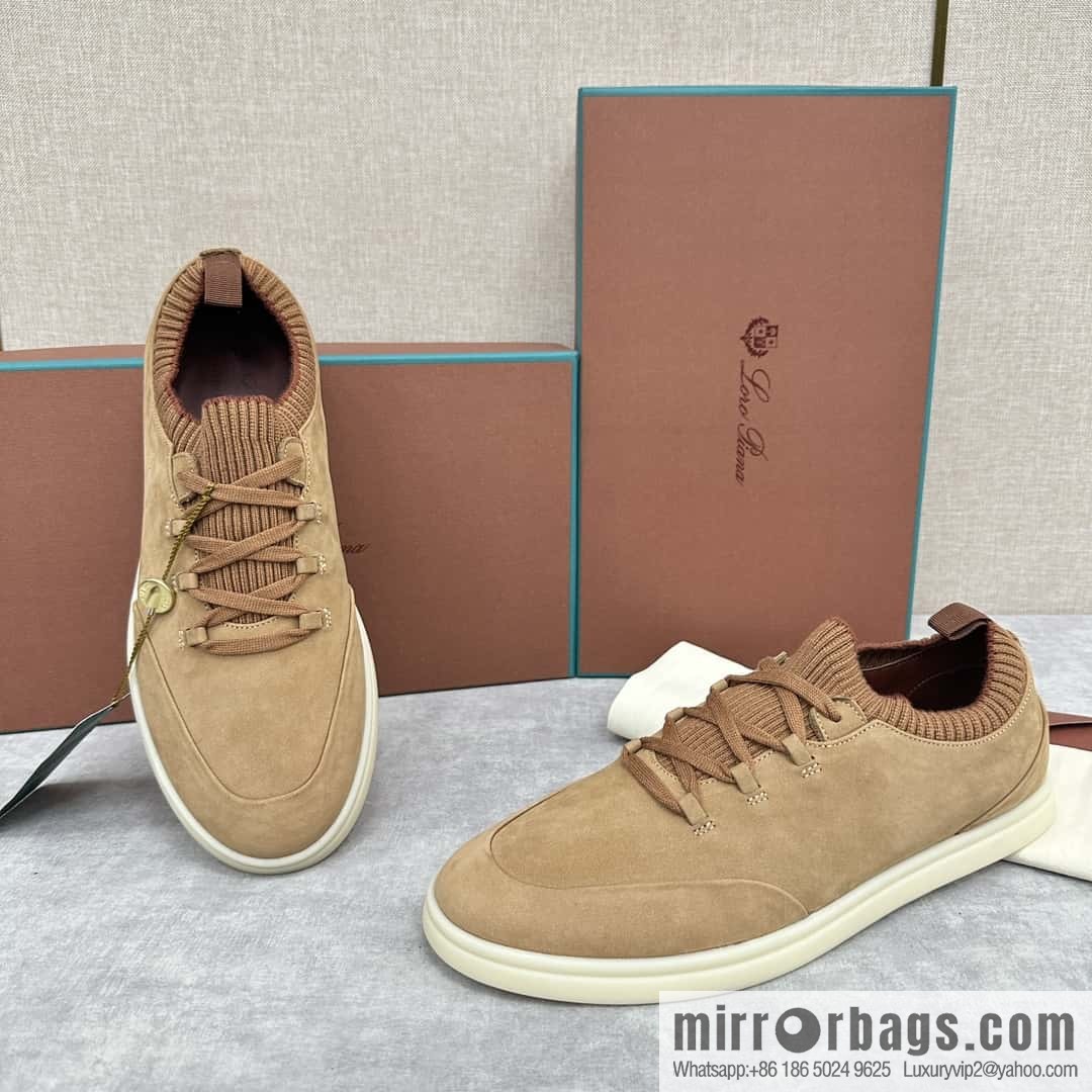 ππLP Replica Luxury Handbag New Loro Pian Soho Walk Men's Sneakers