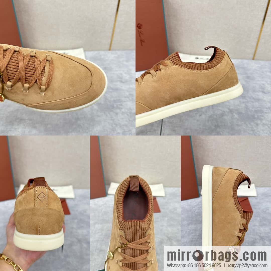 ππLP Replica Luxury Handbag New Loro Pian Soho Walk Men's Sneakers