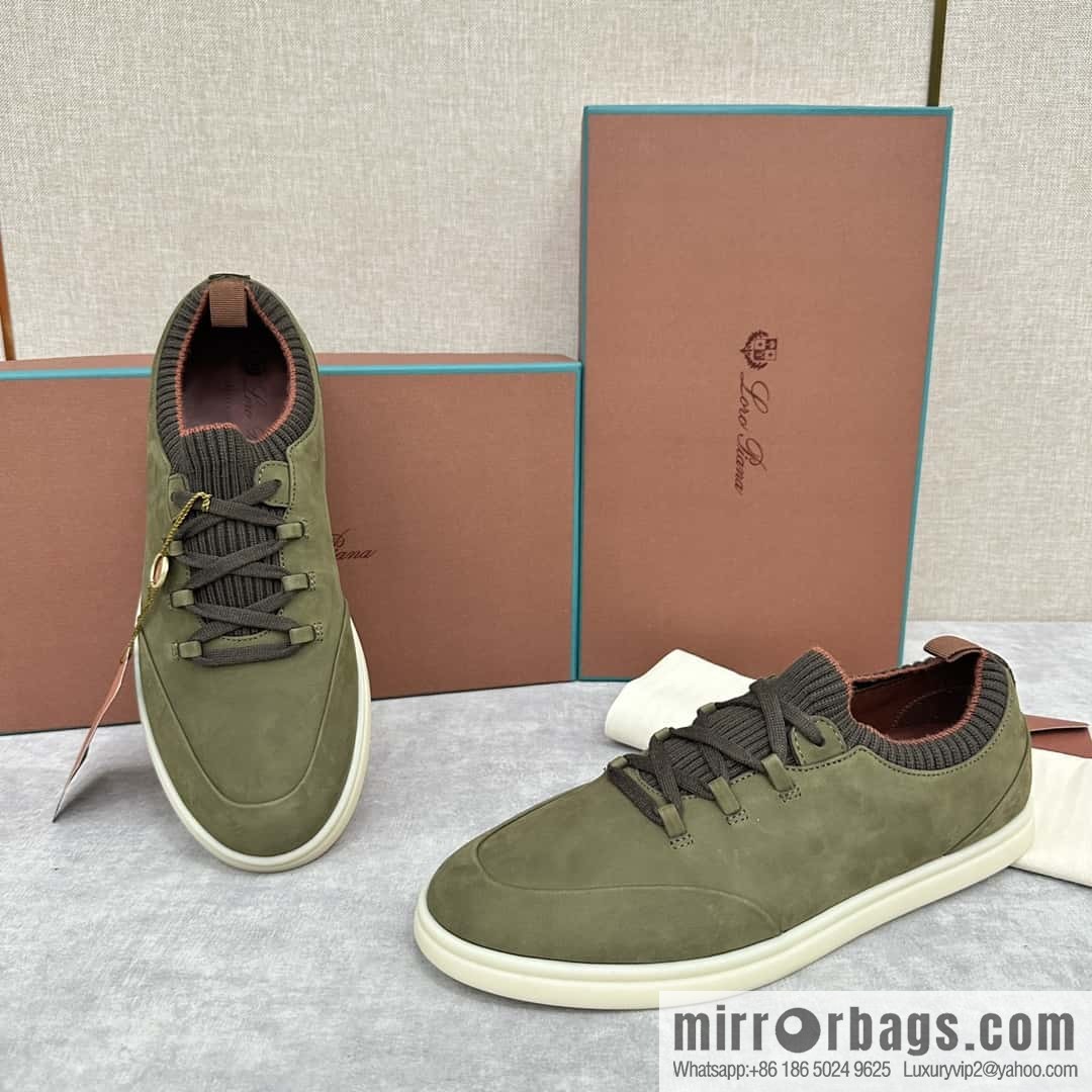 ππLP Replica Luxury Handbag New Loro Pian Soho Walk Men's Sneakers