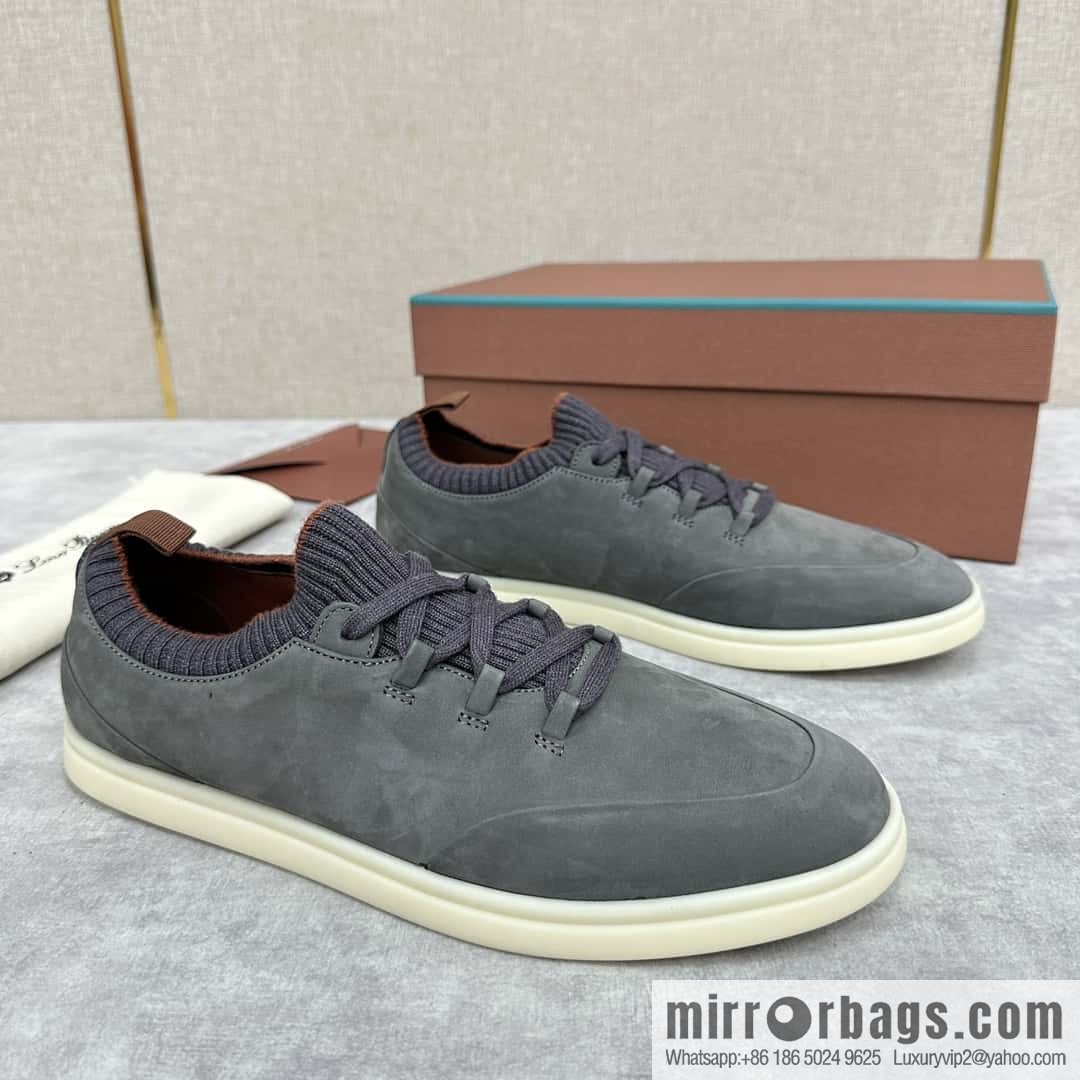 ππLP Replica Luxury Handbag New Loro Pian Soho Walk Men's Sneakers