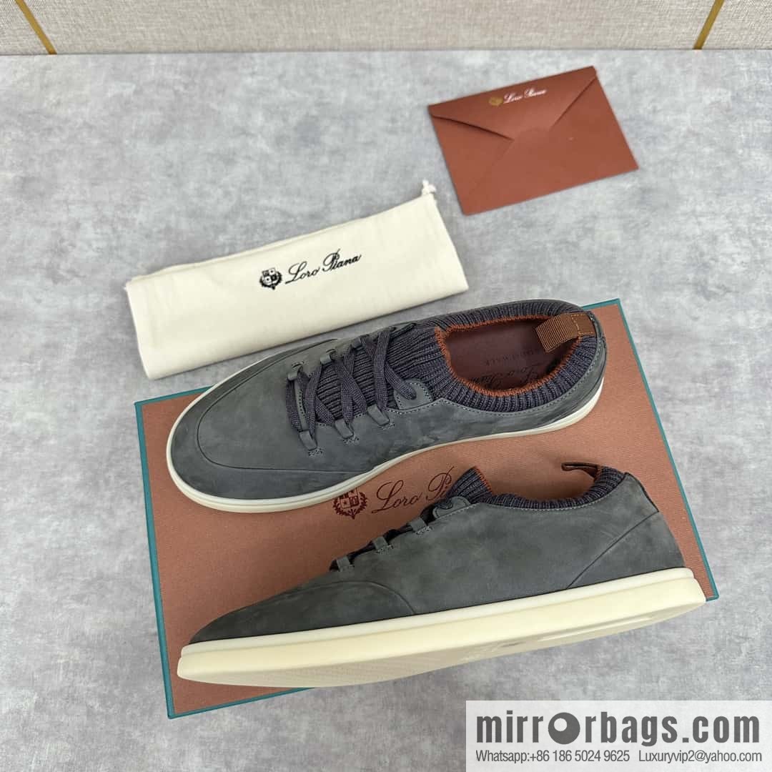 ππLP Replica Luxury Handbag New Loro Pian Soho Walk Men's Sneakers