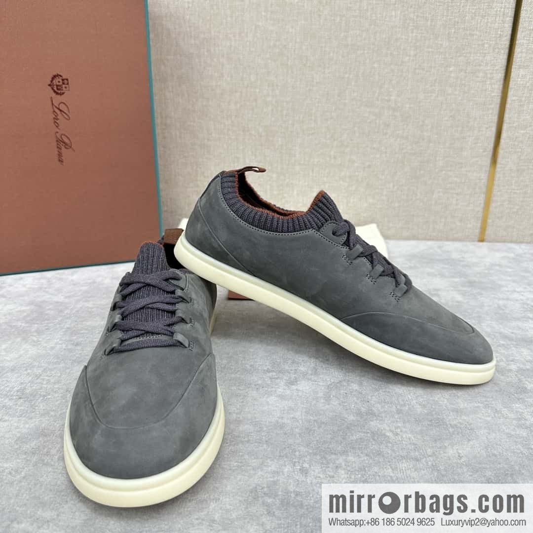 ππLP Replica Luxury Handbag New Loro Pian Soho Walk Men's Sneakers