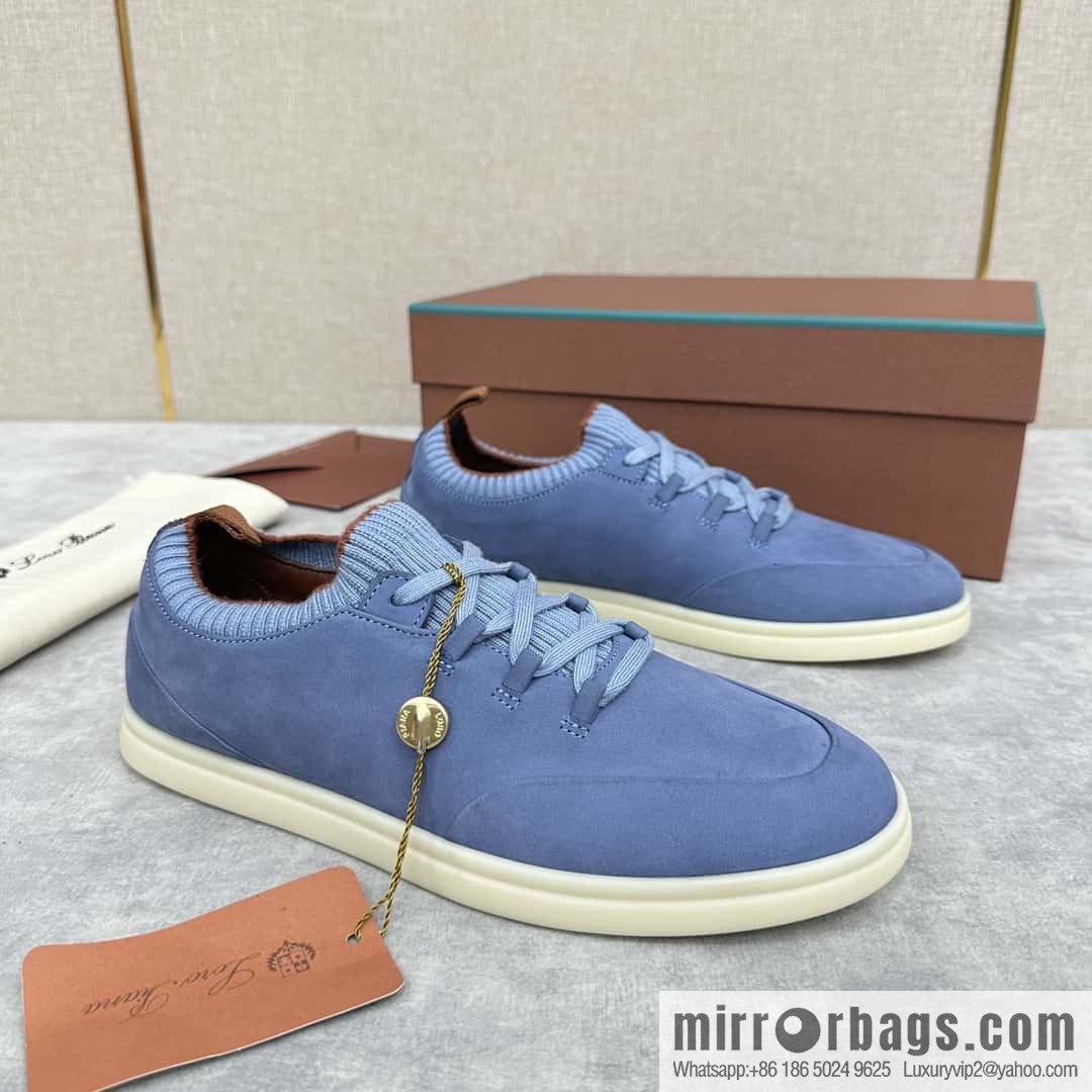 ππLP Replica Luxury Handbag New Loro Pian Soho Walk Men's Sneakers