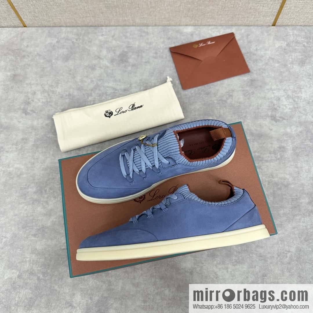 ππLP Replica Luxury Handbag New Loro Pian Soho Walk Men's Sneakers
