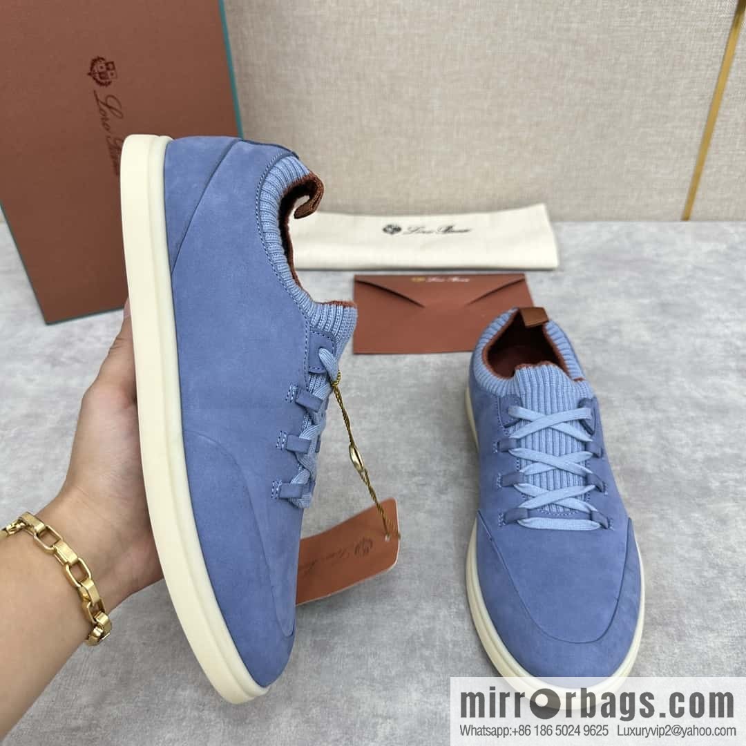 ππLP Replica Luxury Handbag New Loro Pian Soho Walk Men's Sneakers