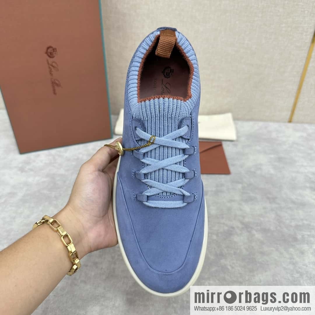 ππLP Replica Luxury Handbag New Loro Pian Soho Walk Men's Sneakers