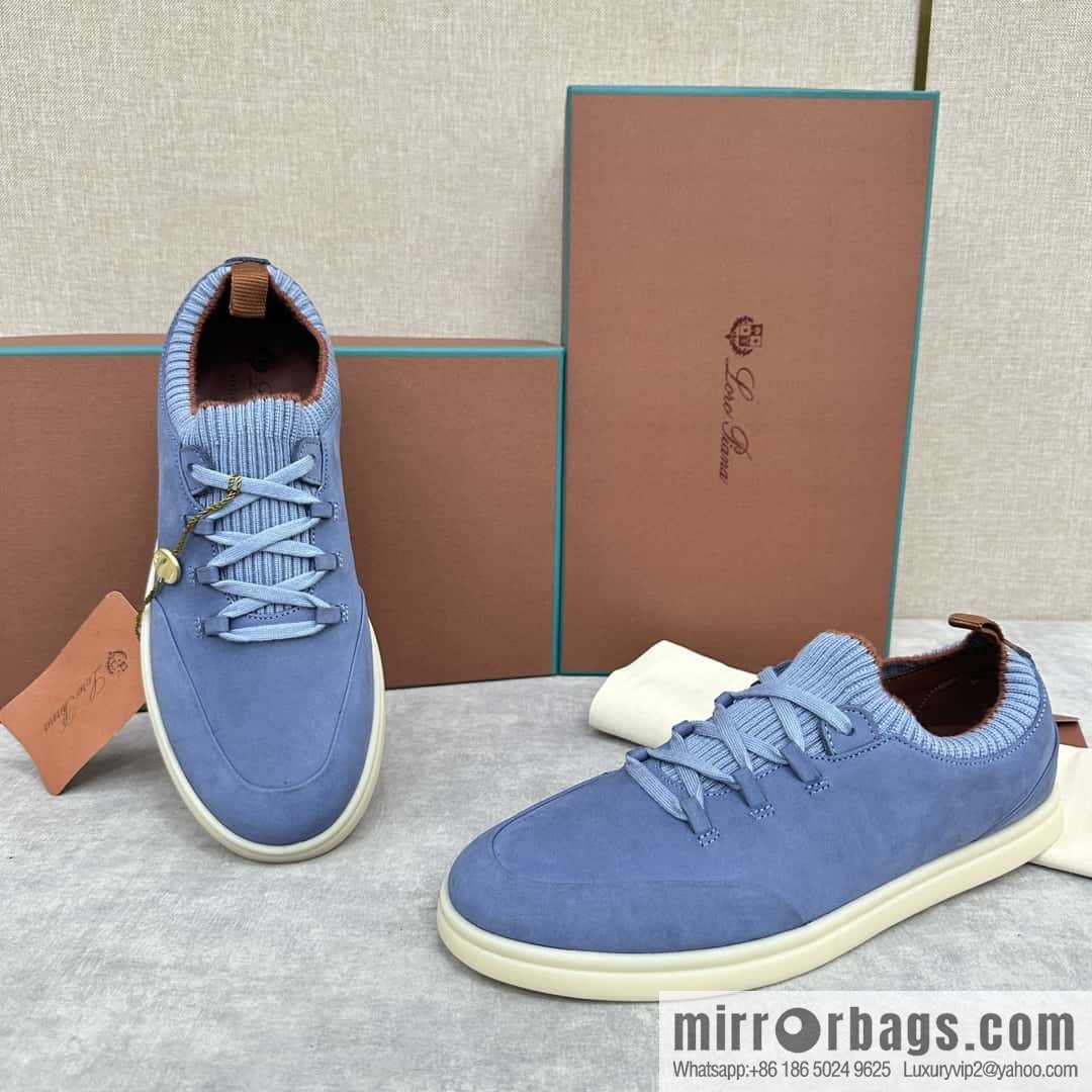 ππLP Replica Luxury Handbag New Loro Pian Soho Walk Men's Sneakers