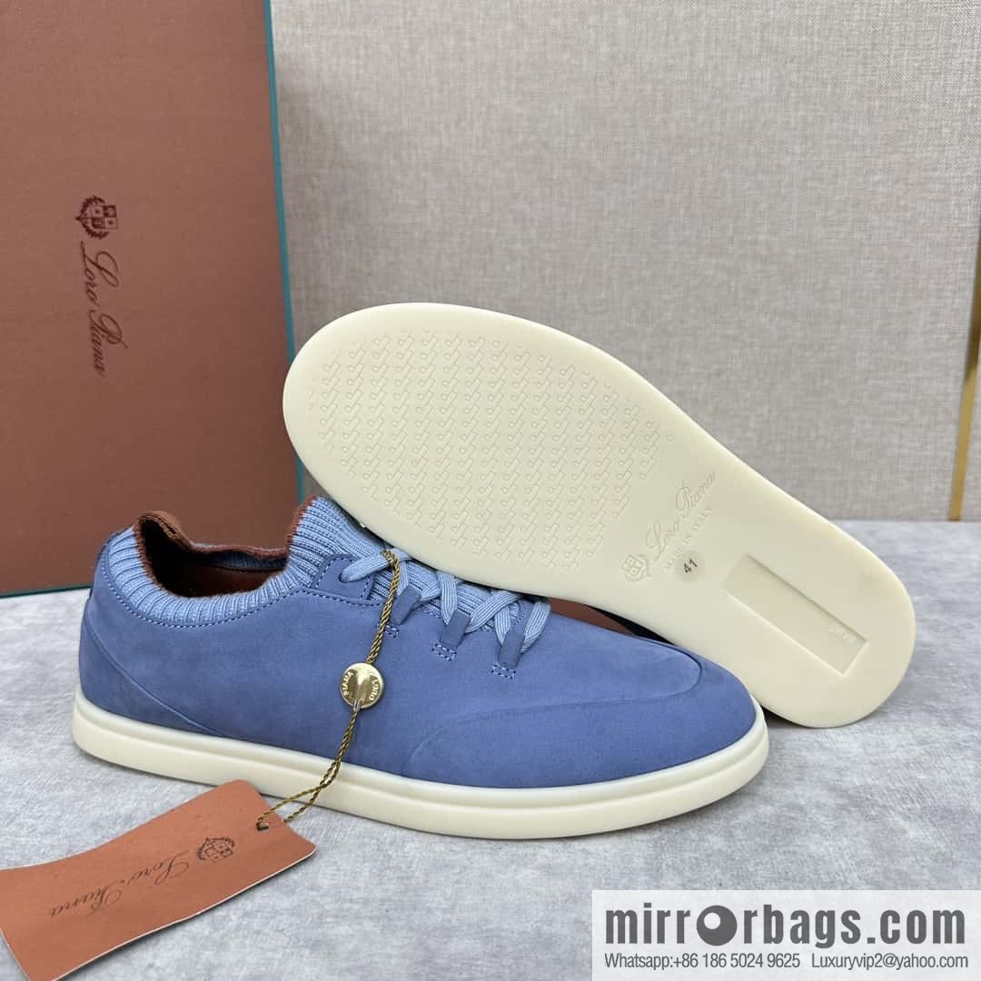 ππLP Replica Luxury Handbag New Loro Pian Soho Walk Men's Sneakers