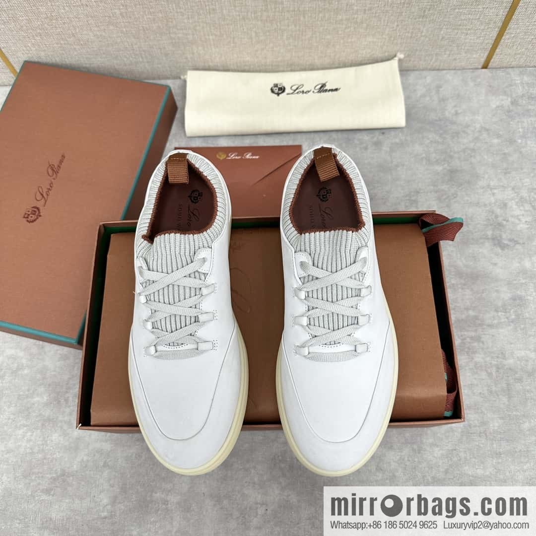ππLP Replica Luxury Handbag New Loro Pian Soho Walk Men's Sneakers