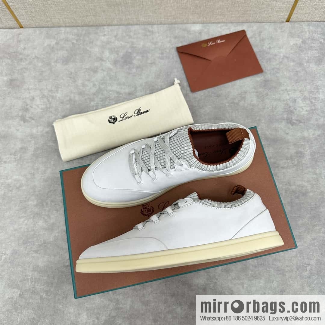 ππLP Replica Luxury Handbag New Loro Pian Soho Walk Men's Sneakers