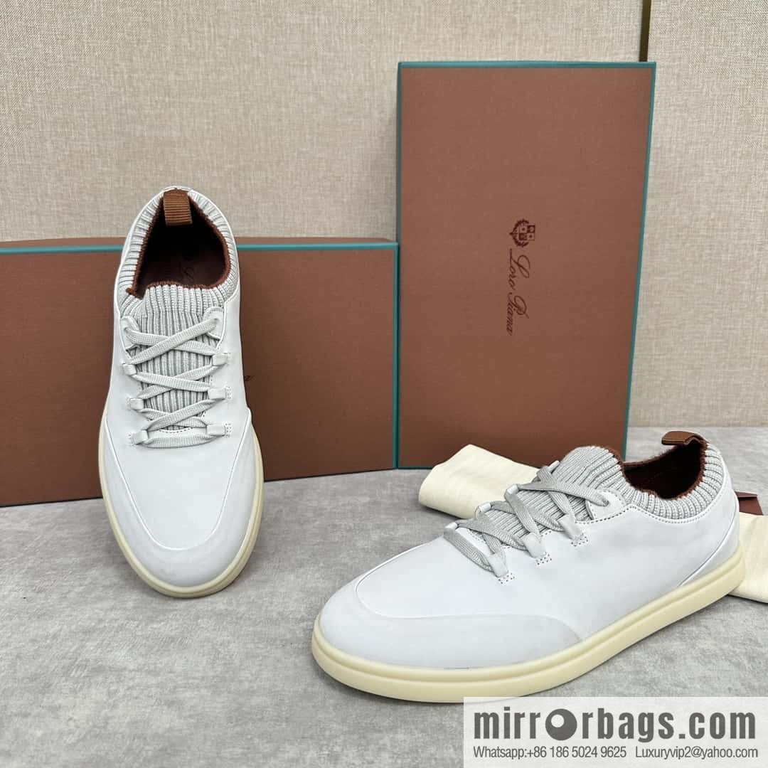 ππLP Replica Luxury Handbag New Loro Pian Soho Walk Men's Sneakers