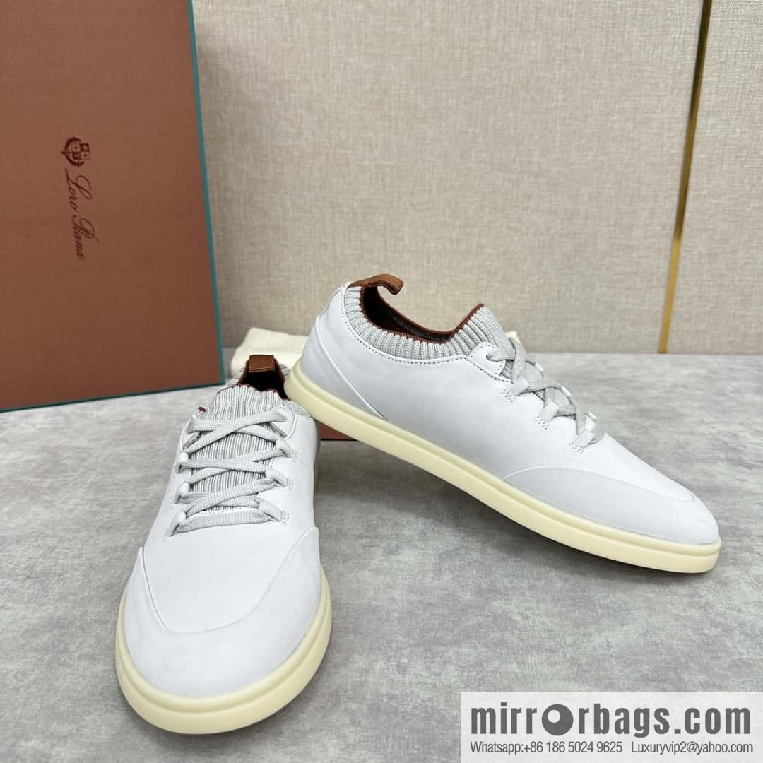 ππLP Replica Luxury Handbag New Loro Pian Soho Walk Men's Sneakers