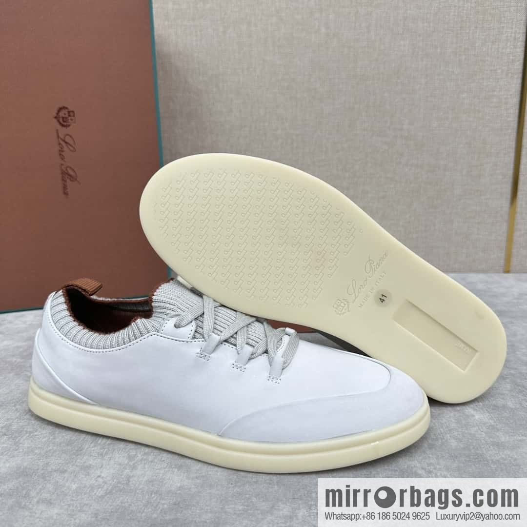 ππLP Replica Luxury Handbag New Loro Pian Soho Walk Men's Sneakers