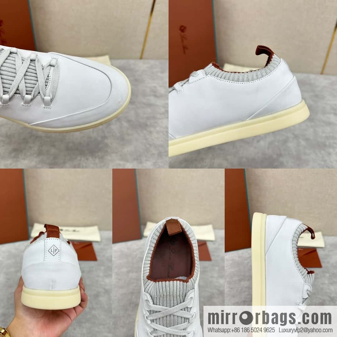 ππLP Replica Luxury Handbag New Loro Pian Soho Walk Men's Sneakers