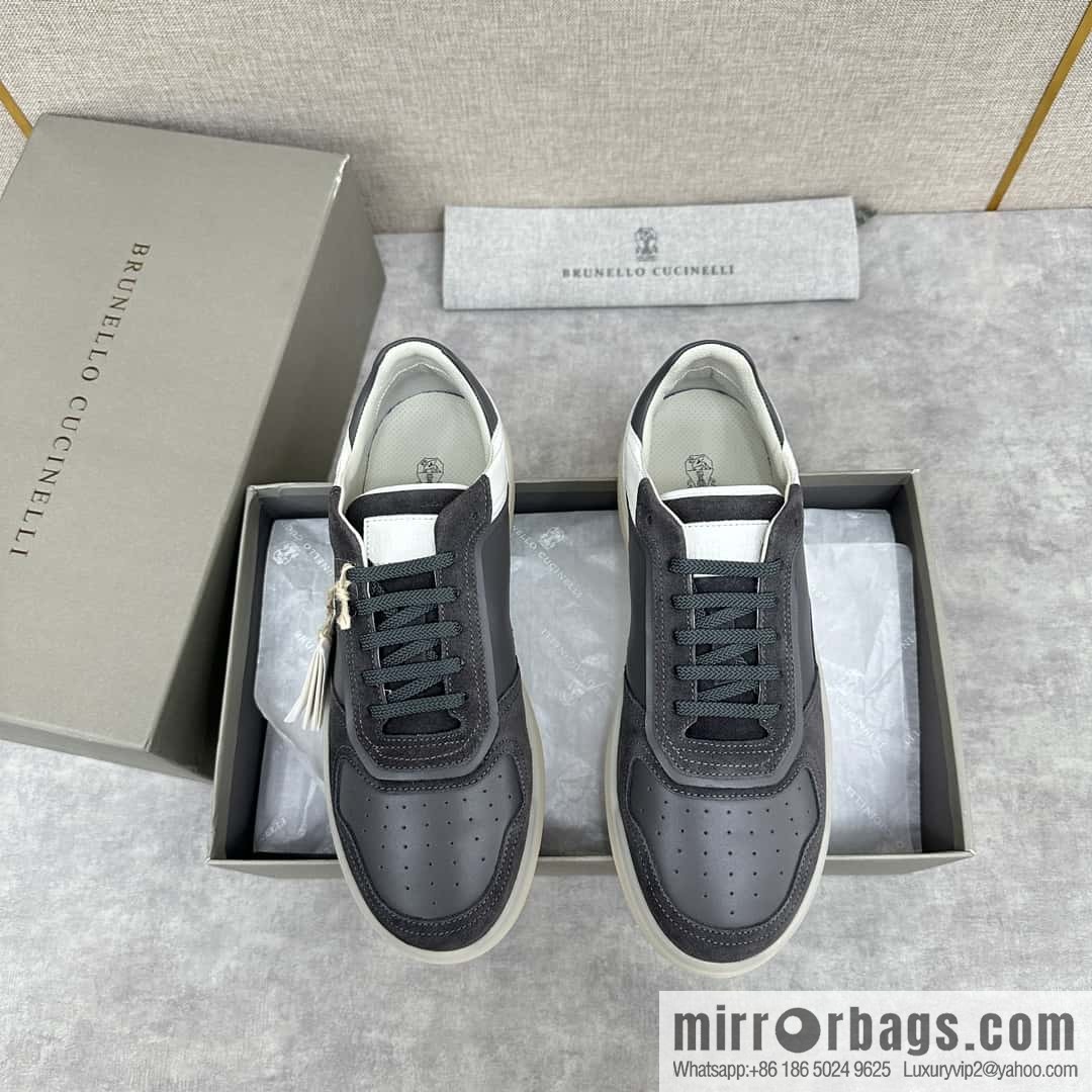 ππBC new products, casual board shoes, the first π Brunel * o Cucinell * splicing contrasting low-top sneakers