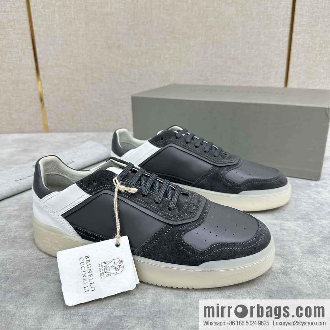 ππBC new products, casual board shoes, the first π Brunel * o Cucinell * splicing contrasting low-top sneakers