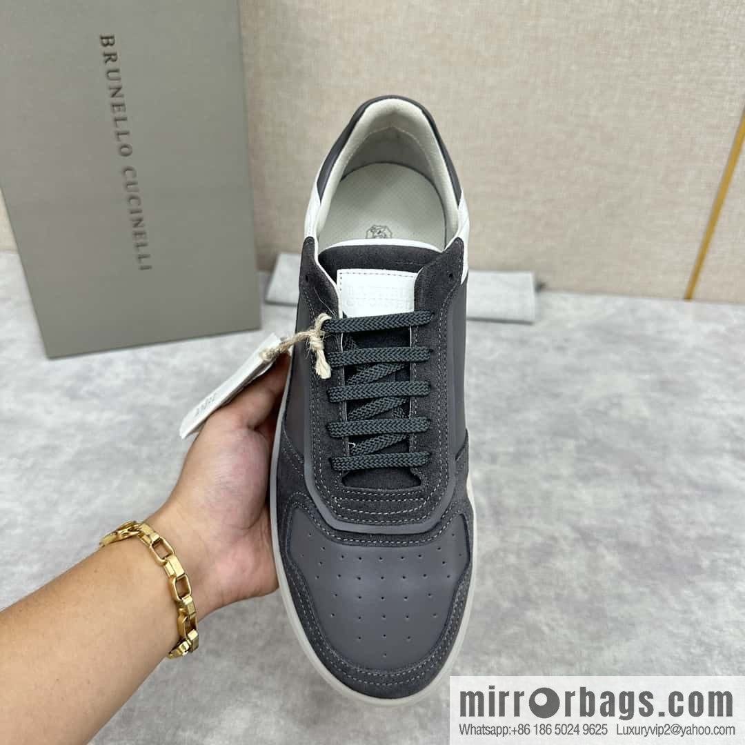 ππBC new products, casual board shoes, the first π Brunel * o Cucinell * splicing contrasting low-top sneakers