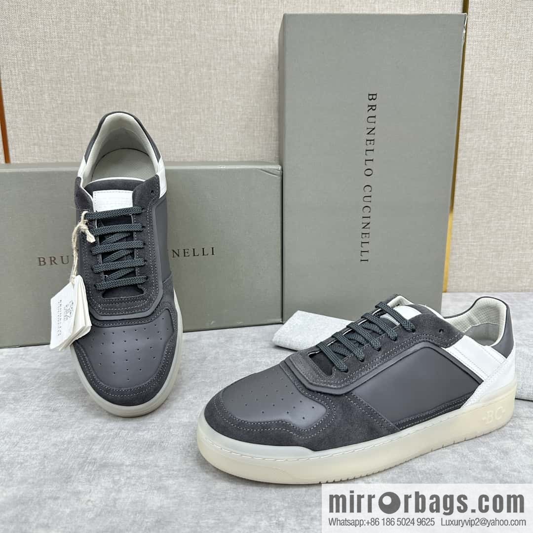 ππBC new products, casual board shoes, the first π Brunel * o Cucinell * splicing contrasting low-top sneakers