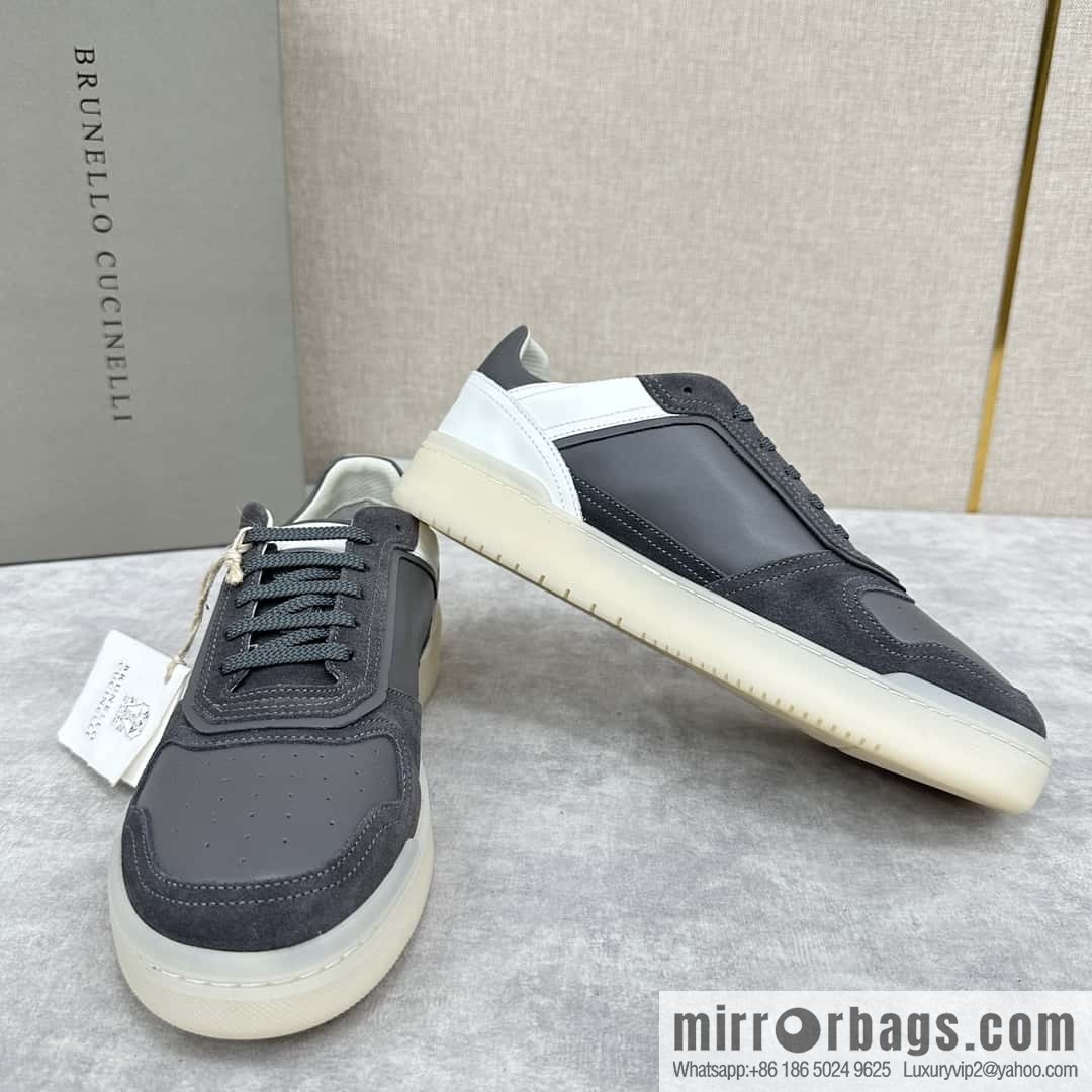 ππBC new products, casual board shoes, the first π Brunel * o Cucinell * splicing contrasting low-top sneakers